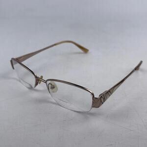 Liz Claiborne L319 Women Eyeglasses‎ Frame Black Rose Gold Metal 53-17-135mm